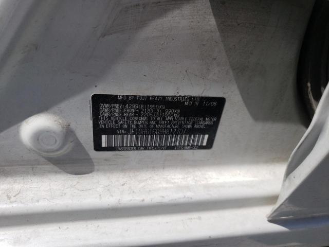 Photo 10 from auction – 2009 SUBARU IMPREZA 2. with VIN JF1GH61609H812707