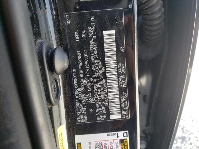 Photo 10 from auction – 2018 TOYOTA 4RUNNER SR with VIN JTEBU5JR2J5508591