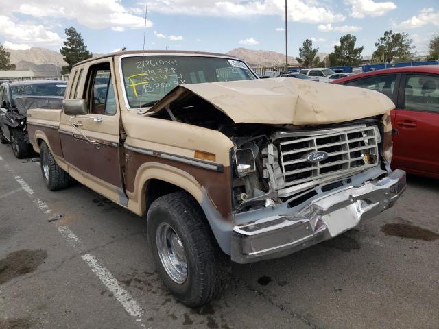 FORD F150 1985 with VIN 1FTEX15N4FKB21168 - Photo from auction