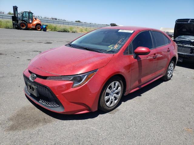 Photo 2 from auction – 2021 TOYOTA COROLLA LE with VIN JTDEPMAE8MJ135004