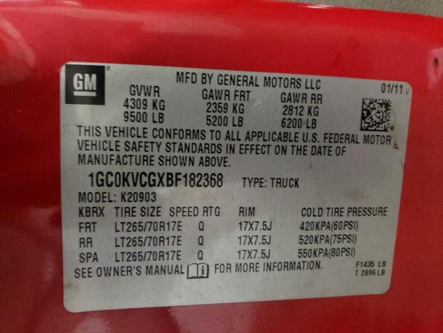 Photo 10 from auction – 2011 CHEVROLET SILVERADO with VIN 1GC0KVCGXBF182368