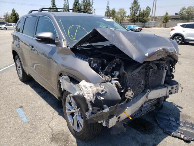 Photo 1 from auction – 2016 TOYOTA HIGHLANDER with VIN 5TDZKRFH3GS179483