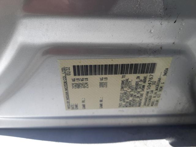 Photo 10 from auction – 2022 NISSAN MAXIMA SV with VIN 1N4AA6CV4NC504767