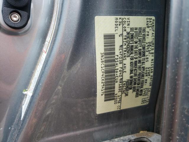 Photo 10 from auction – 2012 NISSAN VERSA with VIN 3N1BC1CP4CK294176