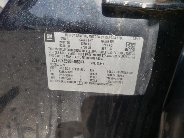 Photo 10 from auction – 2011 GMC TERRAIN SL with VIN 2CTFLXE59B6406047