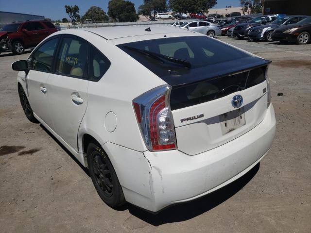 Фото 3 с аукциона – 2012 TOYOTA PRIUS с VIN JTDKN3DU6C0334000