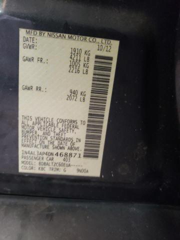 Photo 10 from auction – 2013 NISSAN ALTIMA 2.5 with VIN 1N4AL3AP4DN468871