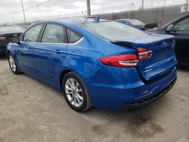 Photo 3 from auction – 2020 FORD FUSION SE with VIN 3FA6P0HD0LR150715