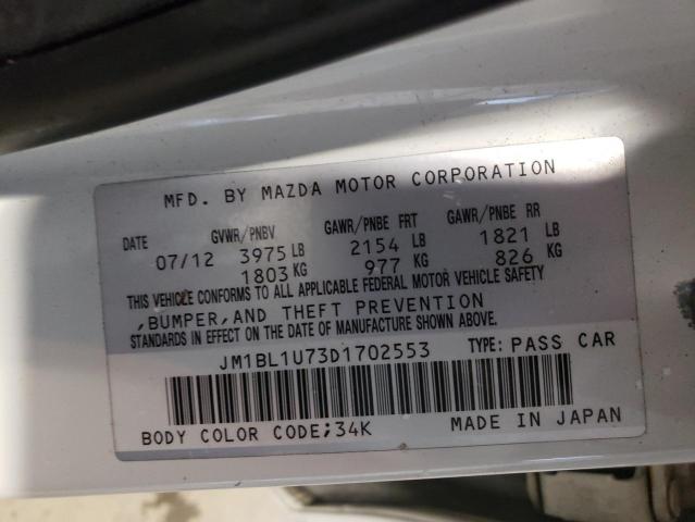 Photo 10 from auction – 2013 MAZDA 3 I with VIN JM1BL1U73D1702553