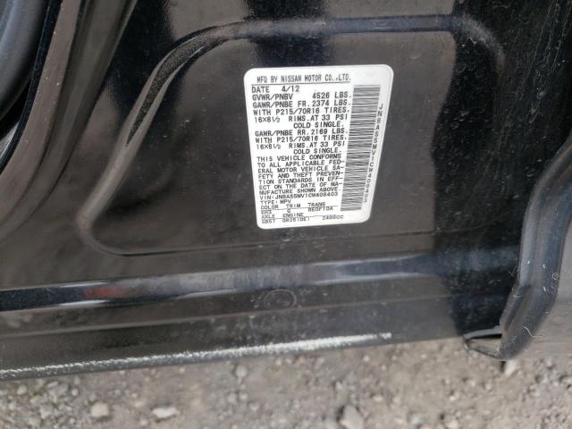 Photo 10 from auction – 2012 NISSAN ROGUE S with VIN JN8AS5MV1CW408403