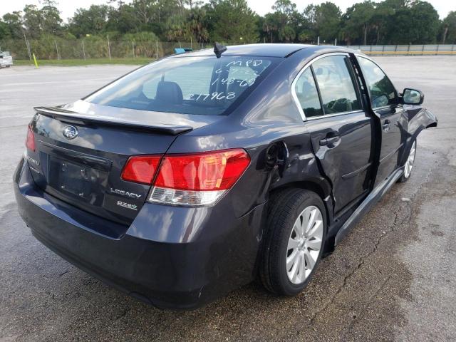 Photo 4 from auction – 2011 SUBARU LEGACY 2.5 with VIN 4S3BMBK61B3256465