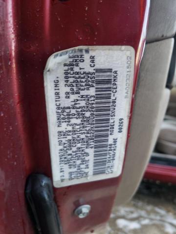 Photo 10 from auction – 1997 TOYOTA CAMRY CE with VIN 4T1BG22K8VU020913