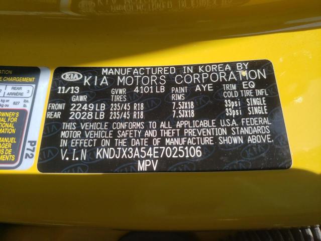 Photo 10 from auction – 2014 KIA SOUL ! with VIN KNDJX3A54E7025106