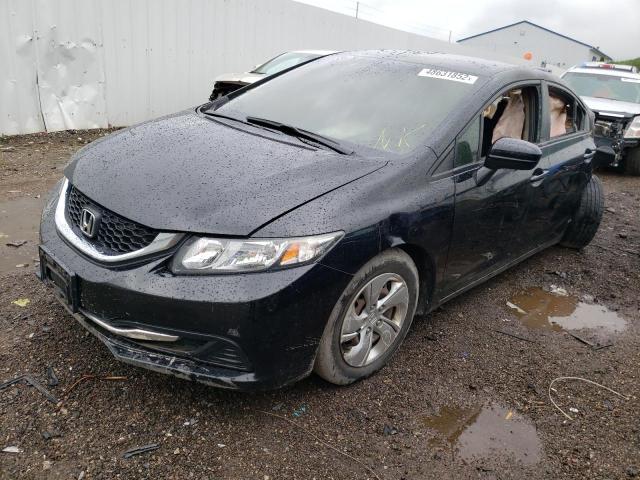 Photo 2 from auction – 2015 HONDA CIVIC LX with VIN 19XFB2F53FE117039