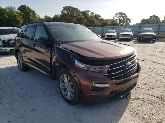 FORD EXPLORER X 2020 with VIN 1FMSK7DH4LGC27808 - Photo from auction