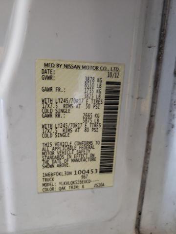 Photo 10 from auction – 2013 NISSAN NV 1500 with VIN 1N6BF0KL3DN100453