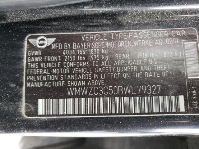 Photo 10 from auction – 2011 MINI COOPER S C with VIN WMWZC3C50BWL79327