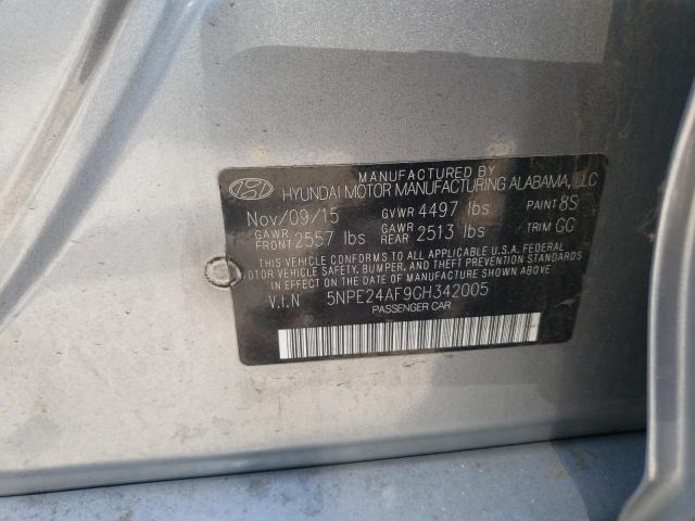 Photo 10 from auction – 2016 HYUNDAI SONATA SE with VIN 5NPE24AF9GH342005