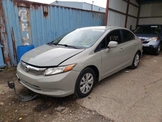 Photo 2 from auction – 2012 HONDA CIVIC LX with VIN 2HGFB2F56CH582156
