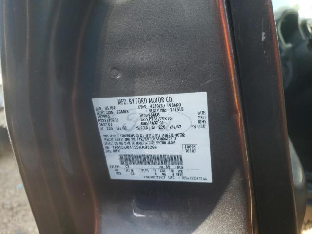 Photo 10 from auction – 2005 FORD ESCAPE LIM with VIN 1FMCU04155KA83288