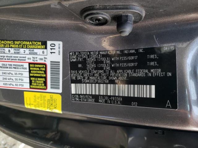 Photo 10 from auction – 2015 TOYOTA SIENNA LE with VIN 5TDKK3DC2FS602168