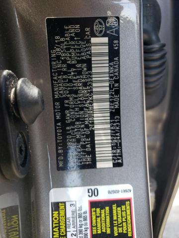 Photo 10 from auction – 2019 TOYOTA COROLLA L with VIN 2T1BURHE7KC153923