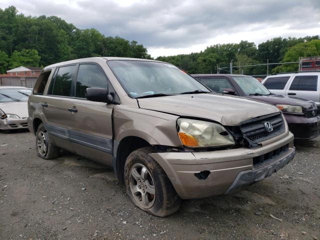 HONDA PILOT LX 2003 with VIN 2HKYF18133H526988 - Photo from auction