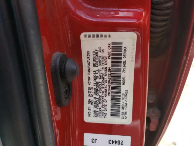 Photo 10 from auction – 2010 TOYOTA COROLLA BA with VIN 1NXBU4EE8AZ321184