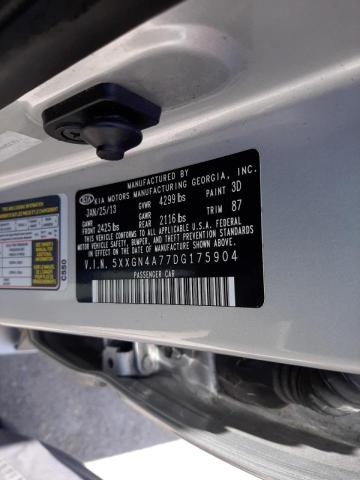 Photo 10 from auction – 2013 KIA OPTIMA EX with VIN 5XXGN4A77DG175904