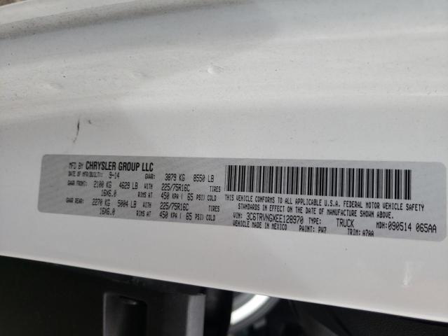 Photo 10 from auction – 2014 RAM PROMASTER with VIN 3C6TRVNGXEE128970