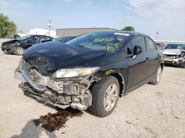 Photo 2 from auction – 2013 HONDA CIVIC LX with VIN 19XFB2F5XDE006761