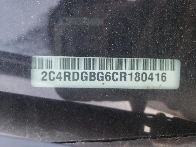 Photo 10 from auction – 2012 DODGE GRAND CARA with VIN 2C4RDGBG6CR180416