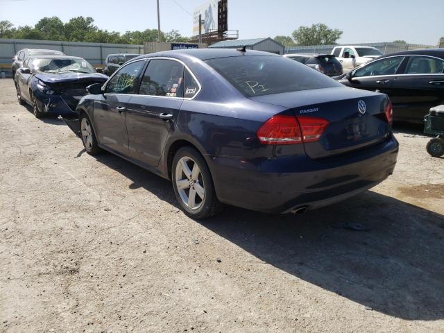 Photo 3 from auction – 2012 VOLKSWAGEN PASSAT SE with VIN 1VWBP7A36CC052304