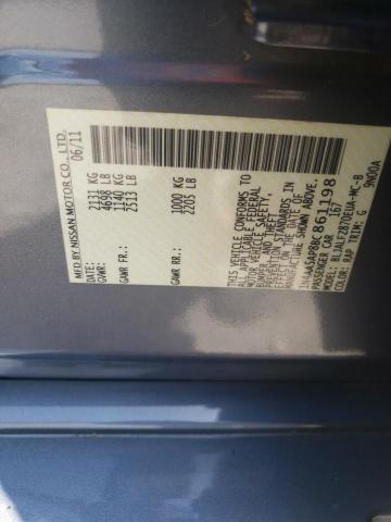 Photo 10 from auction – 2011 NISSAN MAXIMA S with VIN 1N4AA5AP8BC861198