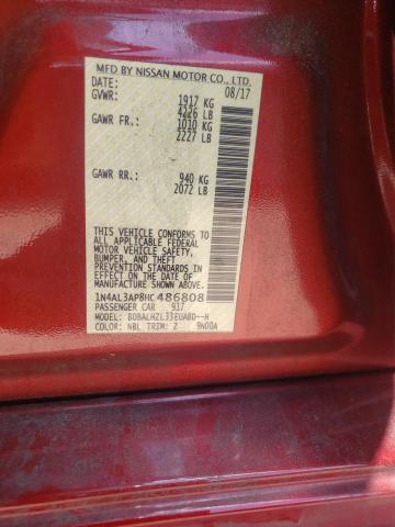 Photo 10 from auction – 2017 NISSAN ALTIMA 2.5 with VIN 1N4AL3AP8HC486808