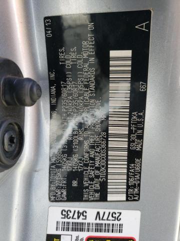 Photo 10 from auction – 2013 TOYOTA SIENNA with VIN 5TDZK3DC0DS366728