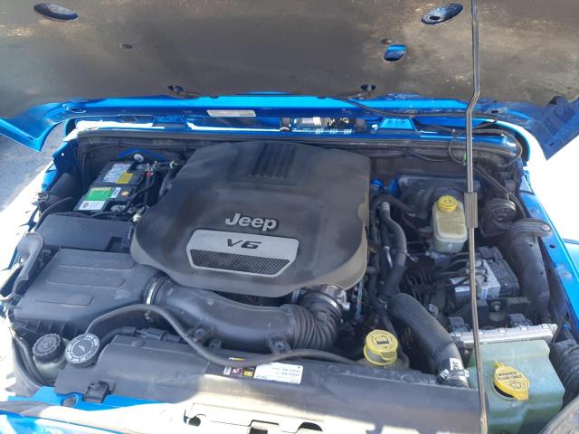 Photo 7 from auction – 2014 JEEP WRANGLER U with VIN 1C4BJWEG8EL197147