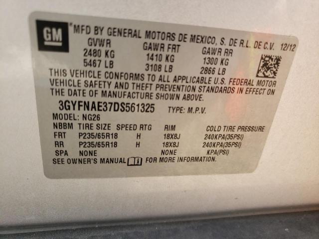 Photo 10 from auction – 2013 CADILLAC SRX with VIN 3GYFNAE37DS561325