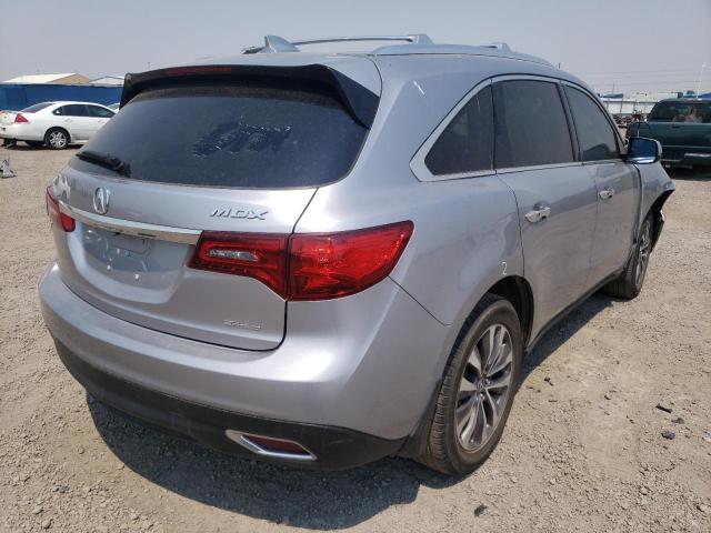 Photo 4 from auction – 2016 ACURA MDX TECHNO with VIN 5FRYD4H49GB021106