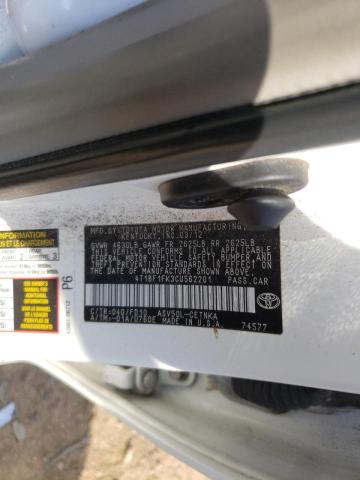Photo 10 from auction – 2012 TOYOTA CAMRY BASE with VIN 4T1BF1FK3CU562201