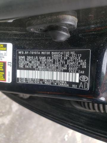 Photo 10 from auction – 2013 TOYOTA COROLLA BA with VIN 2T1BU4EE9DC042977