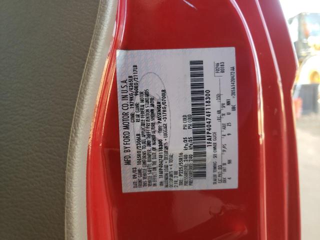 Zdjęcie 10 z aukcji – 2004 FORD MUSTANG z VIN 1FAFP40474F118300