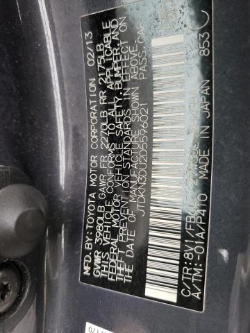 Photo 10 from auction – 2013 TOYOTA PRIUS with VIN JTDKN3DU2D5596021