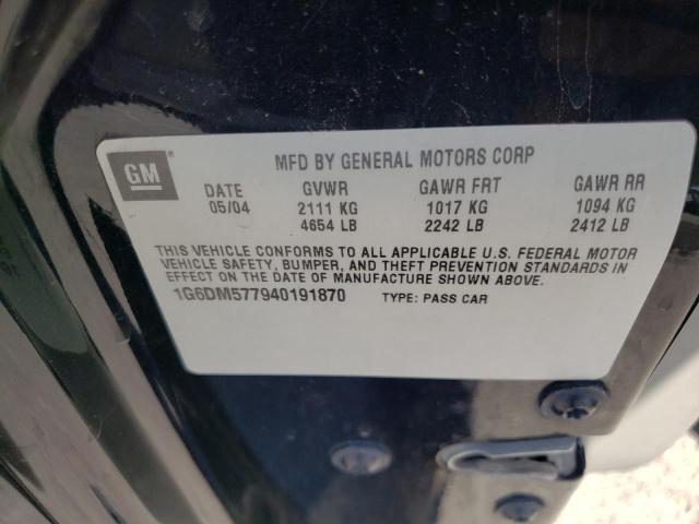 Photo 10 from auction – 2004 CADILLAC CTS with VIN 1G6DM577940191870