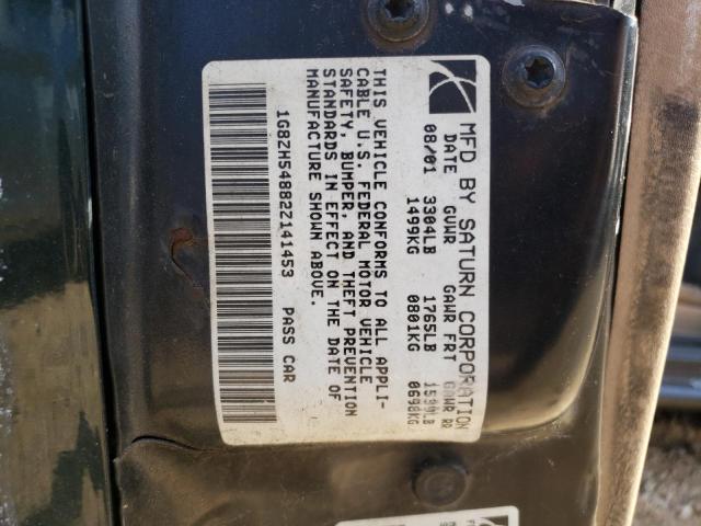 Photo 10 from auction – 2002 SATURN SL1 with VIN 1G8ZH54882Z141453
