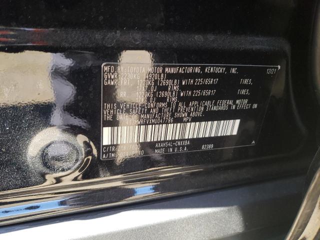 Photo 10 from auction – 2021 TOYOTA RAV4 LE with VIN 4T3MWRFVXMU047786