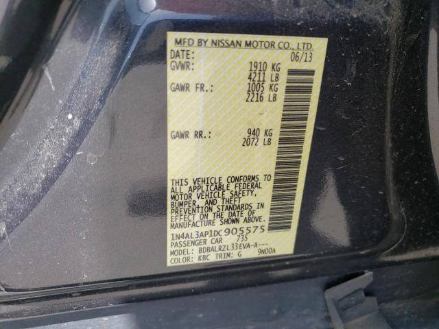 Photo 10 from auction – 2013 NISSAN ALTIMA 2.5 with VIN 1N4AL3AP1DC905575