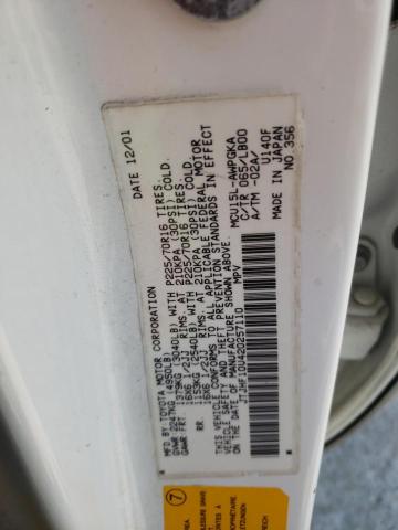 Photo 10 from auction – 2002 LEXUS RX 300 with VIN JTJHF10U420257110