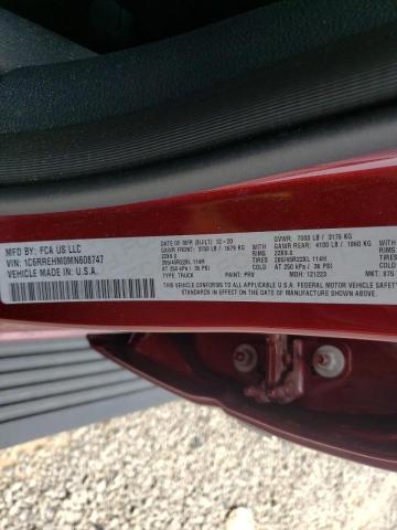 Photo 10 from auction – 2021 RAM 1500 LIMIT with VIN 1C6RREHM0MN608747