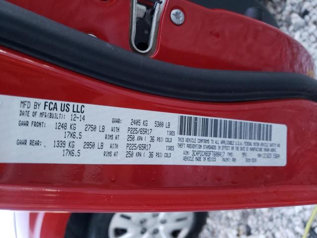Photo 10 from auction – 2015 DODGE JOURNEY SE with VIN 3C4PDCAB3FT608417